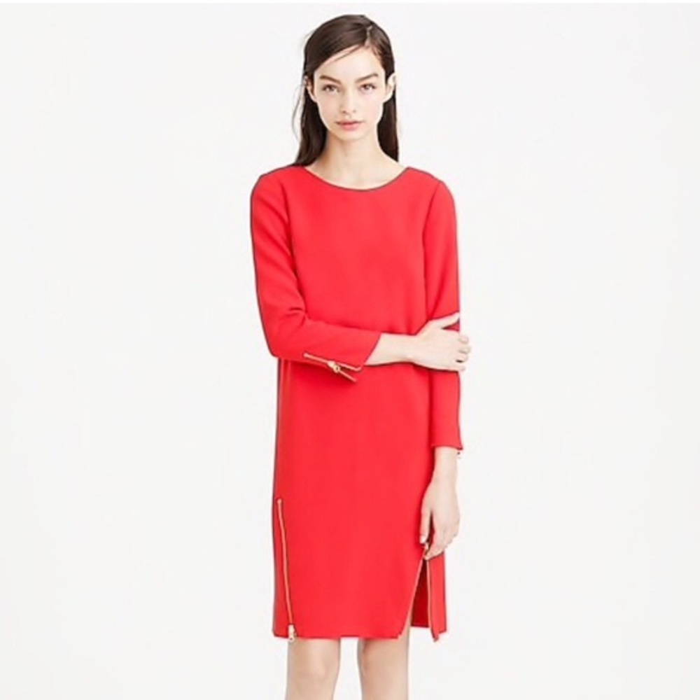 J. Crew Double-Zip Shift Dress